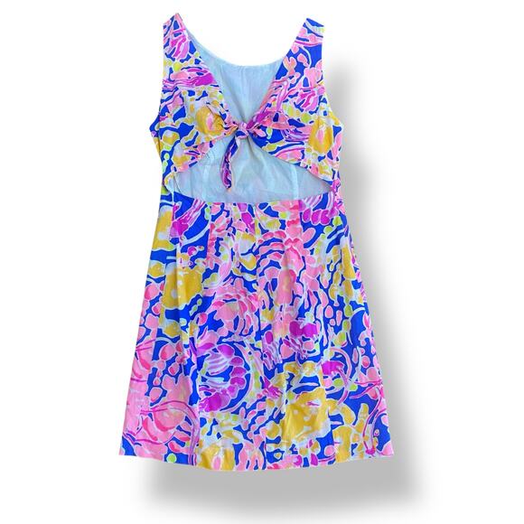 Lilly Pulitzer Courtney Shift Mini Dress in Catch and Release Size 4 Sirens - Picture 4 of 9